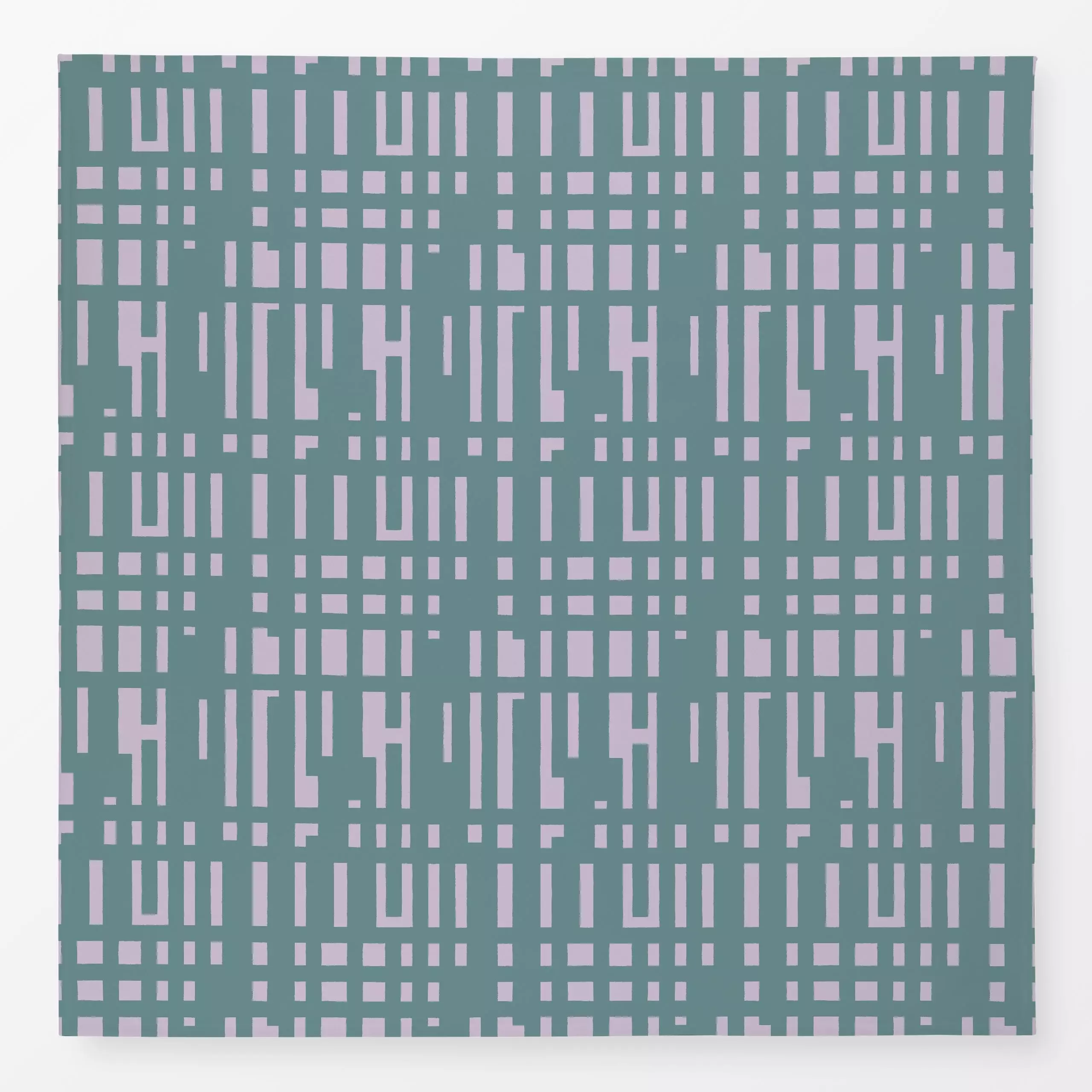 Tischdecke Struktur Grün-Lila, gemustert, von Sara Maria