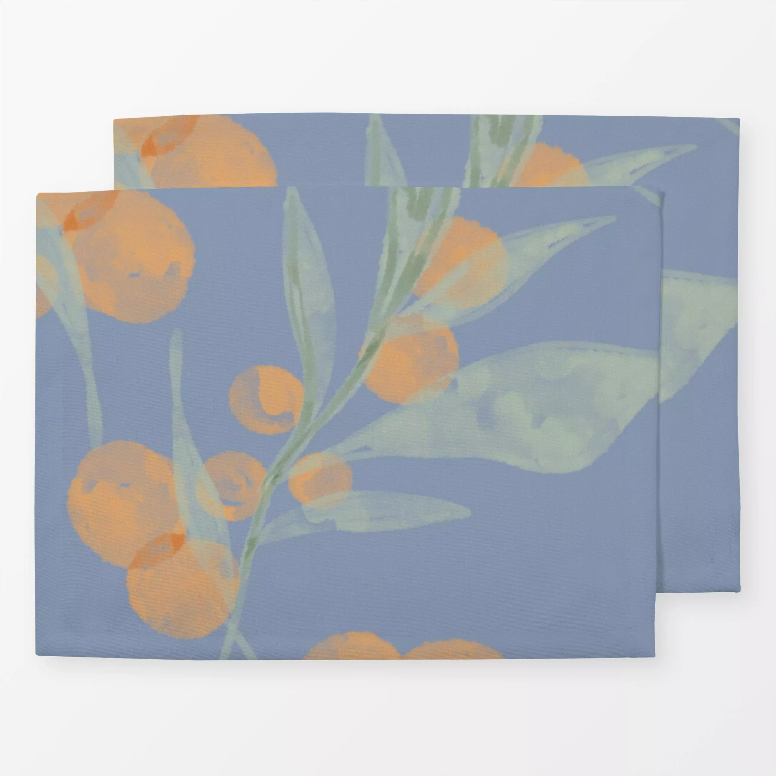 Tischset Duft von Orangen, Blumen, Früchte, Sommer, von Ute Arnold