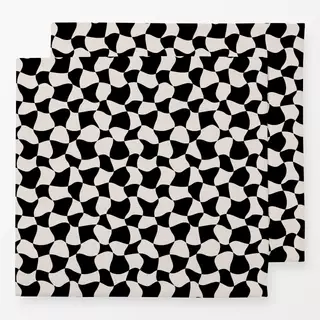 Servietten Bold Chess Pattern