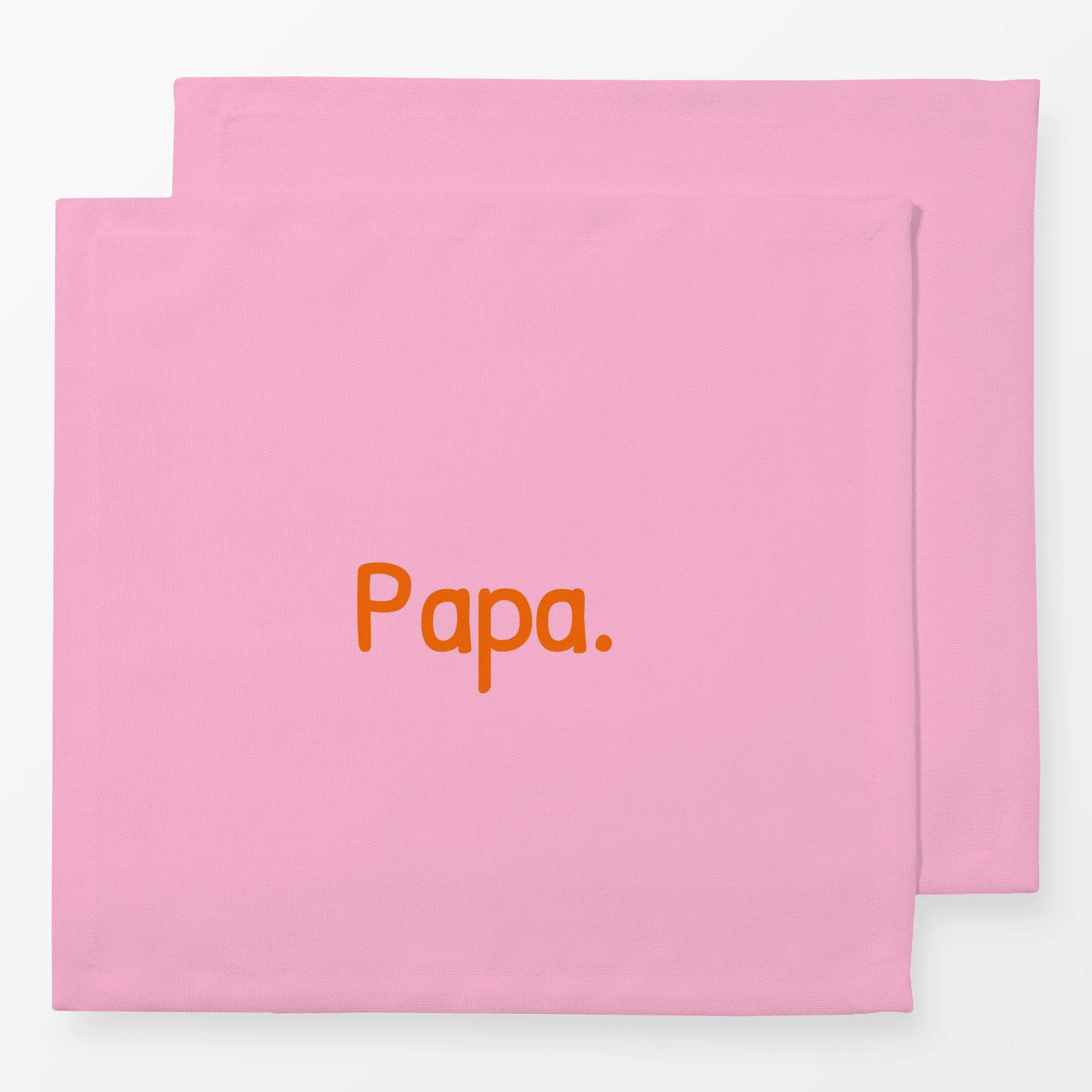 Servietten Papa rosa - Liebe, Romantik & Pride, Sprüche & Schriftzüge, Anlässe - von „Karen Menzenbach"; Geburt & Baby, Lieb...