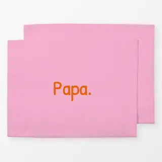 Tischset Papa rosa