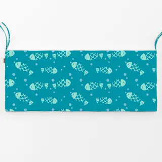 Bankauflage Otter mit Fisch – Fischotter