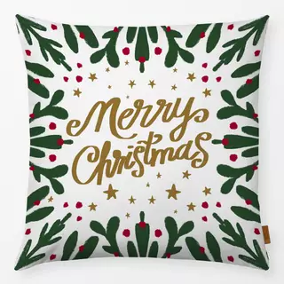Kissen Merry Christmas Mistelzweig