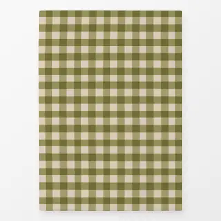 Geschirrtuch Gingham-Karo Grün