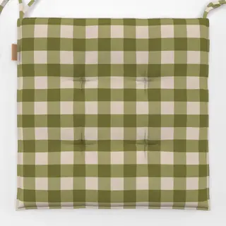 Sitzkissen Gingham-Karo Grün