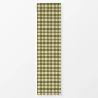 Tischläufer Gingham-Karo Grün
