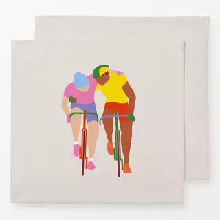 Servietten Fahrradfahren 1