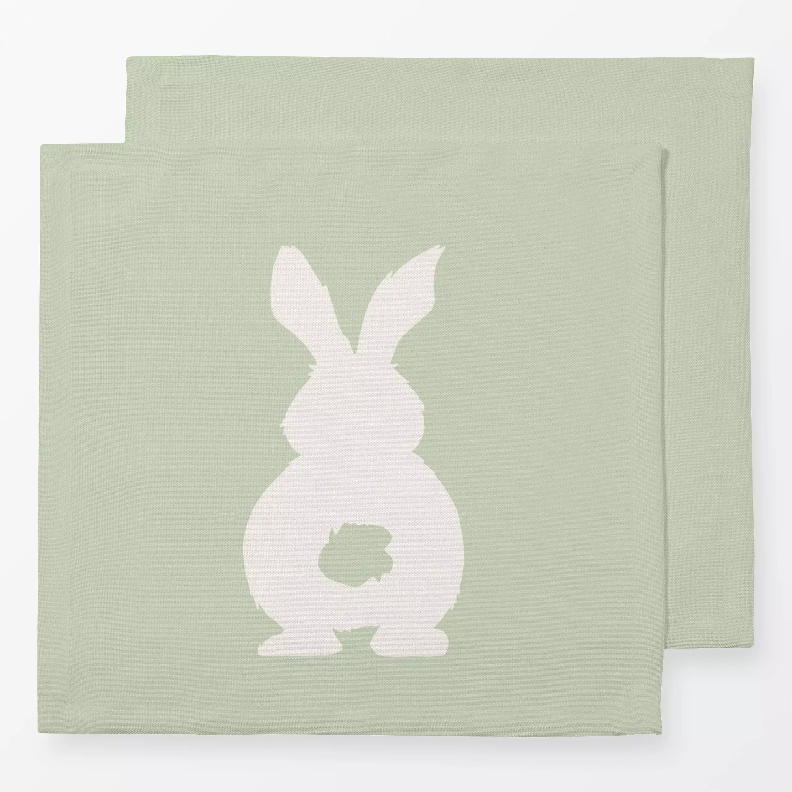 Servietten Hase Rücken - Frühling, Anlässe, Ostern - von „Kruth Design"; Sommerblumen, Hase, Osterhase, geschenkidee, Garten...