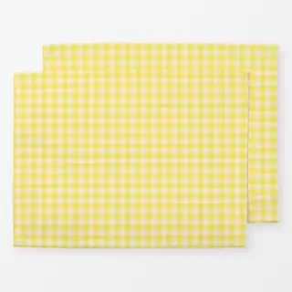 Tischset Ostern Vichy pastell gelb