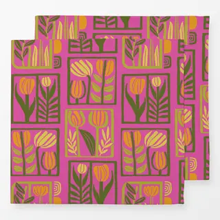 Servietten Minimalist  Tulips Pink