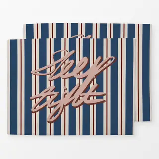 Tischset Sleep Tight Retro Stripes