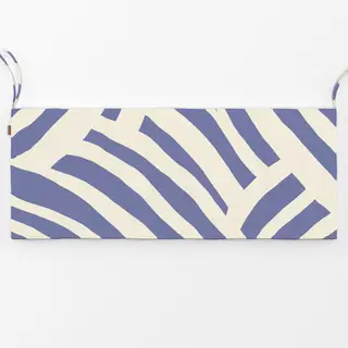 Bankauflage Lila Zebra