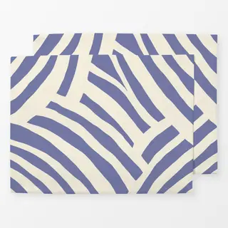 Tischset Lila Zebra