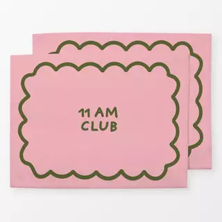 Tischset 11 AM CLUB