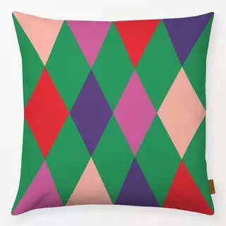 Kissen Argyle bunt