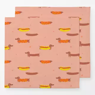 Servietten Hot Dogs & Dackel