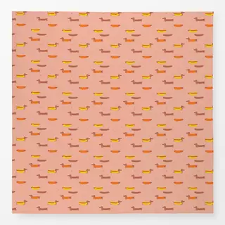 Tischdecke Hot Dogs & Dackel