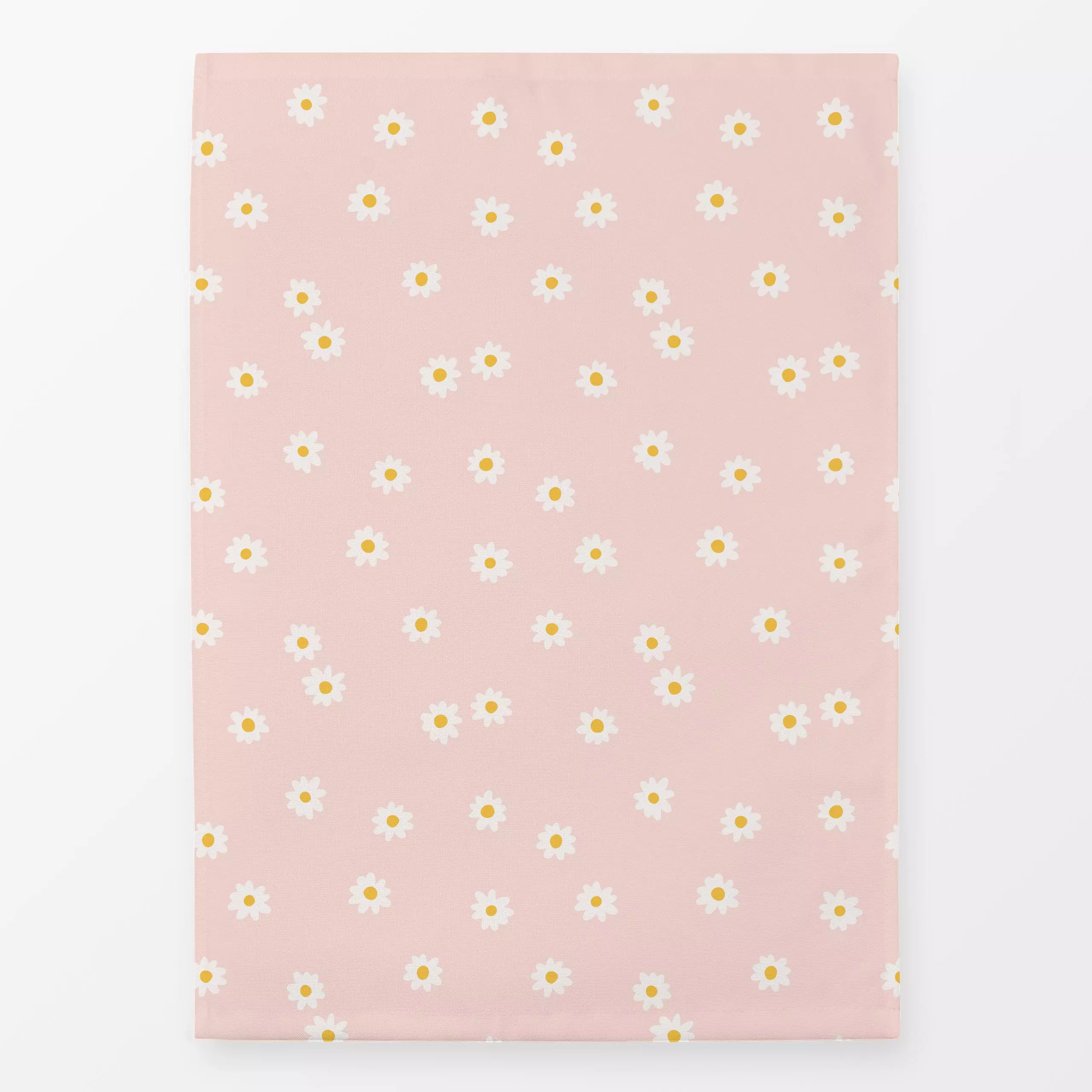 Geschirrtücher Gänseblümchen Modern Rosa 4 - Blumen & Florales, Sommer - von „Uta Naumann"; boho, abstrakt, skandinavisch, B...