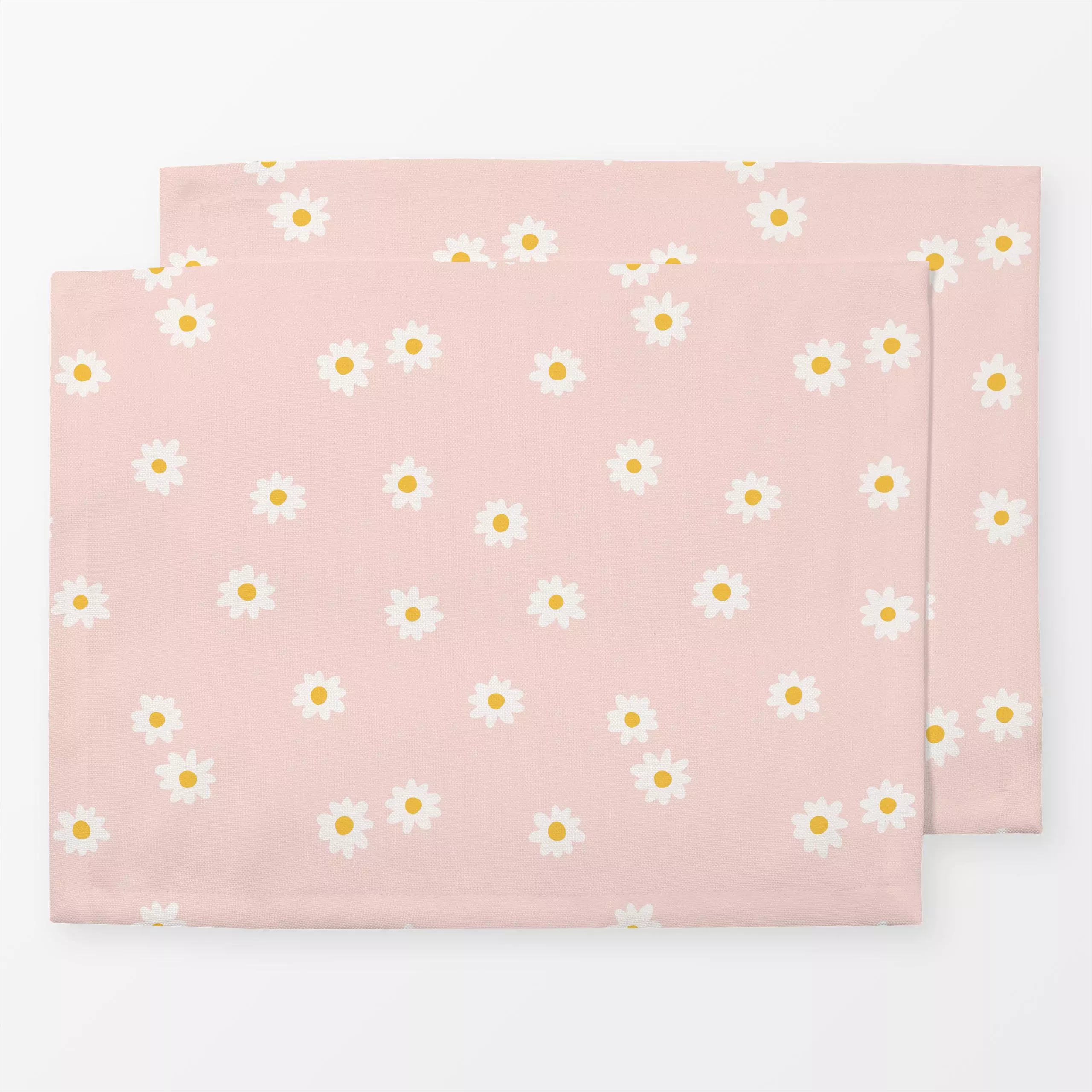 Tischset Gänseblümchen Modern Rosa 4, Blumen, Sommer, von Uta Naumann