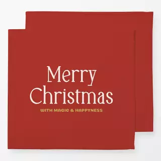 Servietten Merry Christmas with Magic