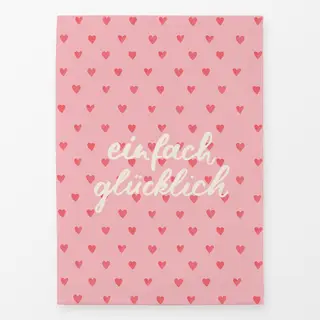 Geschirrtücher einfach glücklich Herzchen
