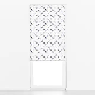 Raffrollo Azulejo Pattern Zitronen