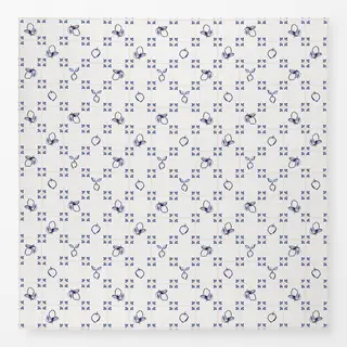 Tischdecke Azulejo Pattern Zitronen