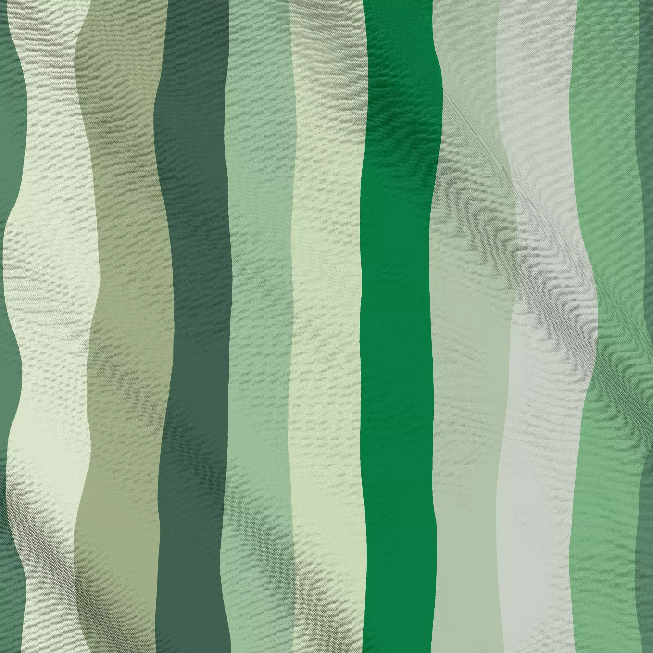 Meterware Multicolor Streifen Grün - Symbole & Muster - von „Studio Kesse"; Linien, Streifen, Garten, Sommer, grun, trendfar...