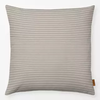 Kissen Streifen Beige Dunkel