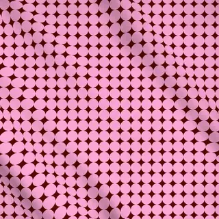 Meterware Punkte groß Pink