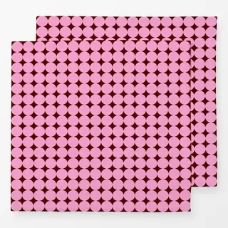 Servietten Punkte groß Pink