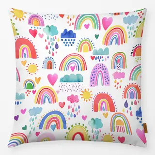 Kissen Niedlich Schön Regenbogen Baby