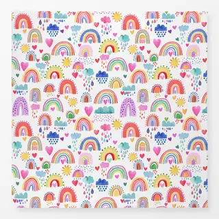 Tischdecke Niedlich Schön Regenbogen Baby