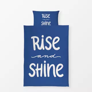 Bettwäsche Rise And Shine blau