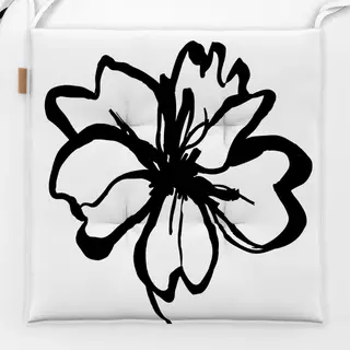 Sitzkissen Ink Flower II
