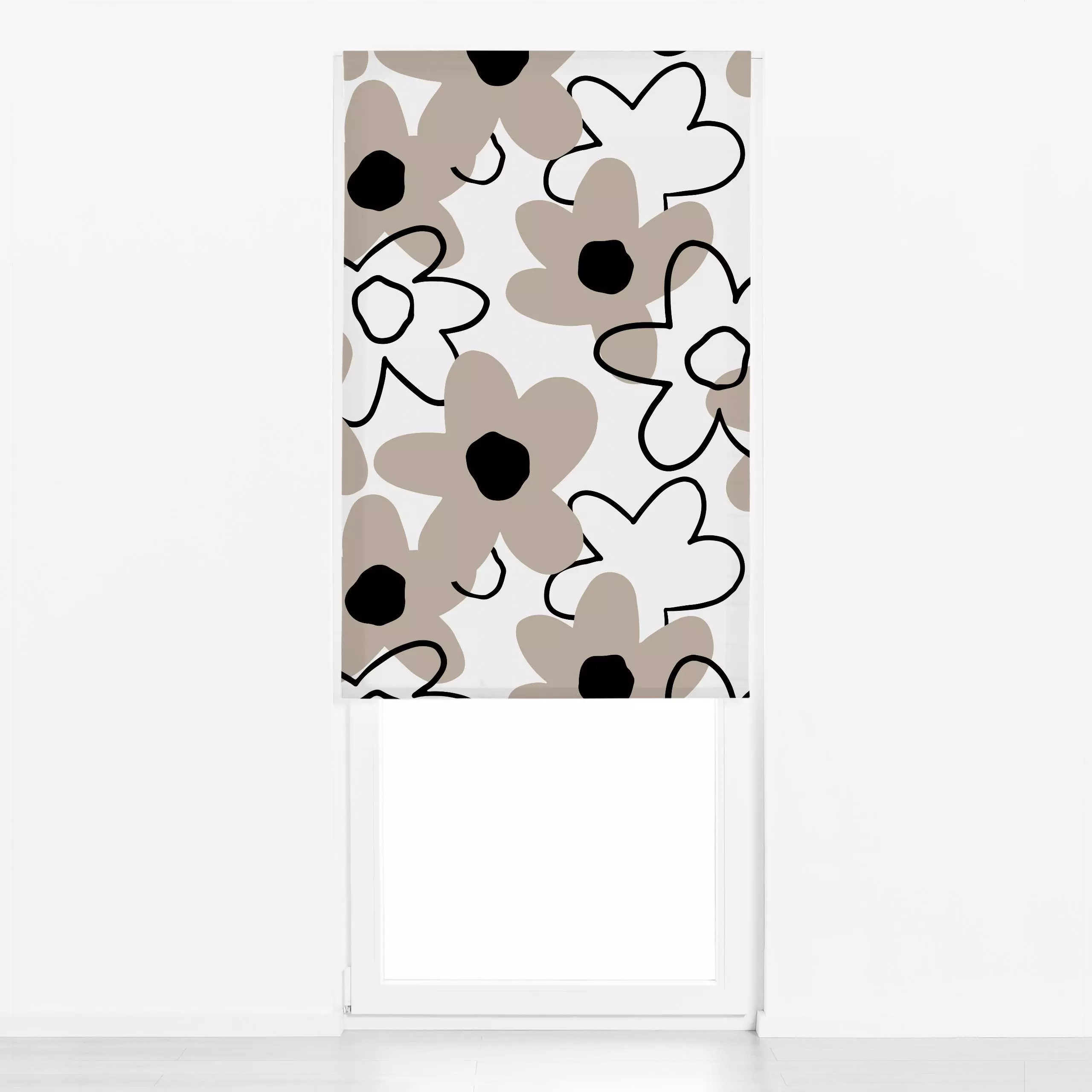 Raffrollo Spring Flower Pattern - Frühling - von „Kruth Design"; Blumen, Sommerblumen, Sommer, Ostern