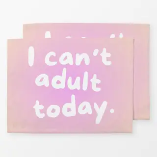 Tischset I can't adult today