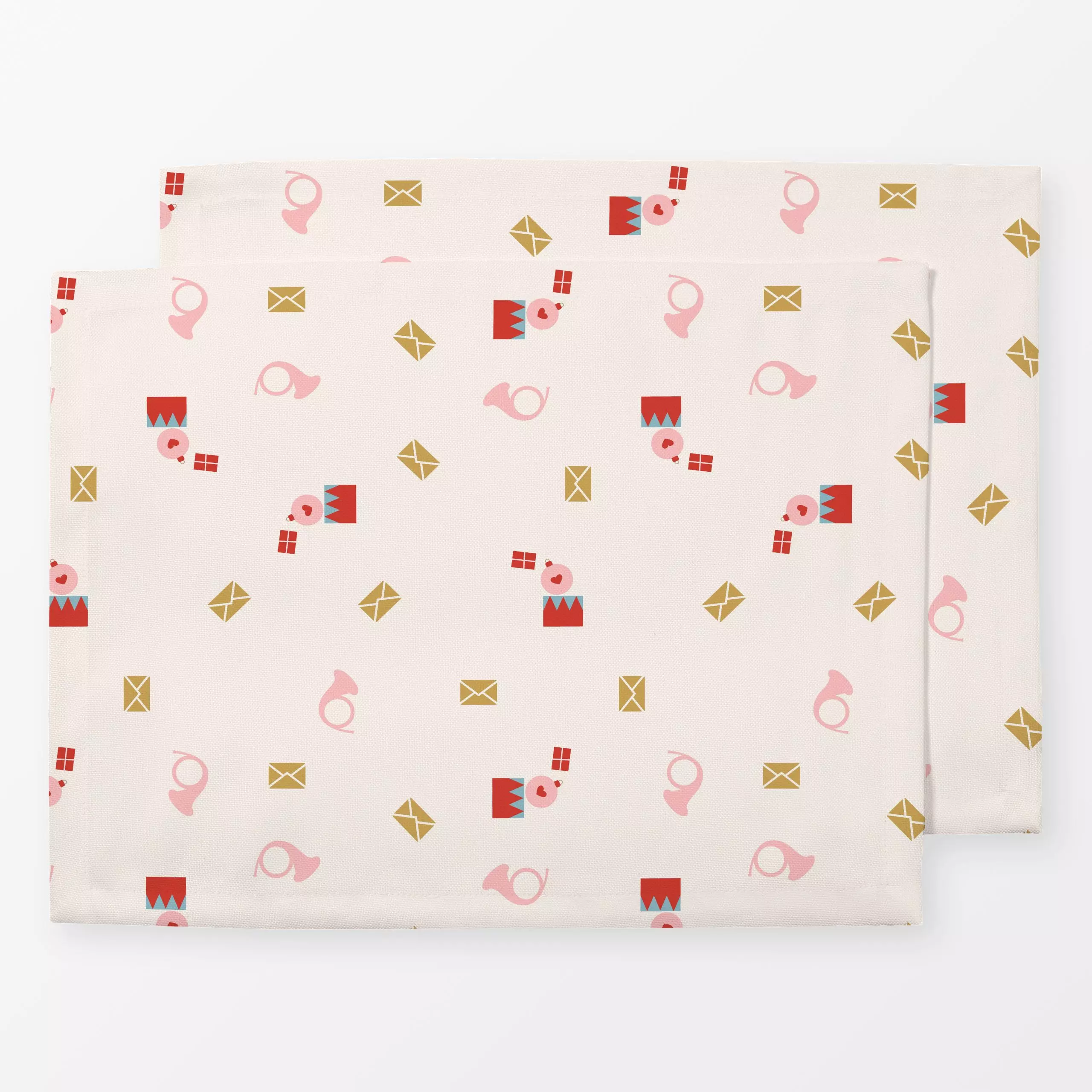Tischset Wichtel Post Pattern - Kinderzimmer & Motive für Kinder, Weihnachten, Anlässe - von „Jana Moßmann"; weihnachtsgesch...
