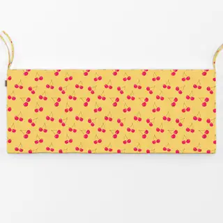 Bankauflage Kirschenmuster