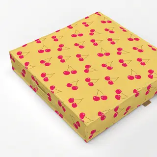 Bodenkissen Kirschenmuster