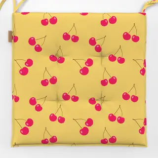 Sitzkissen Kirschenmuster
