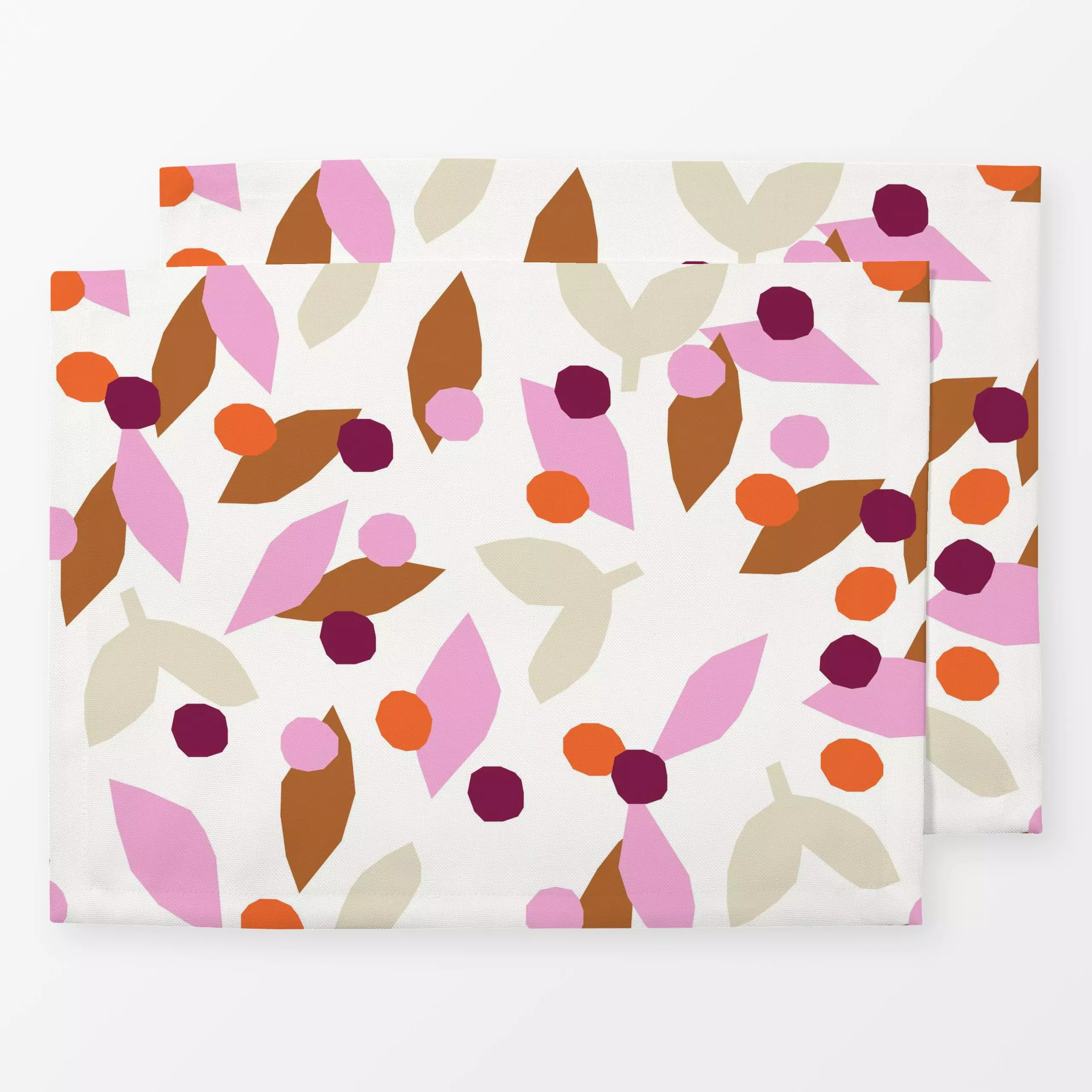 Tischset Dancing leaves - Herbst, Symbole & Muster - von „Lisa Jasmin Bauer"; Blätter, Herbst, herbstlich, Herbstlaub, Herbs...