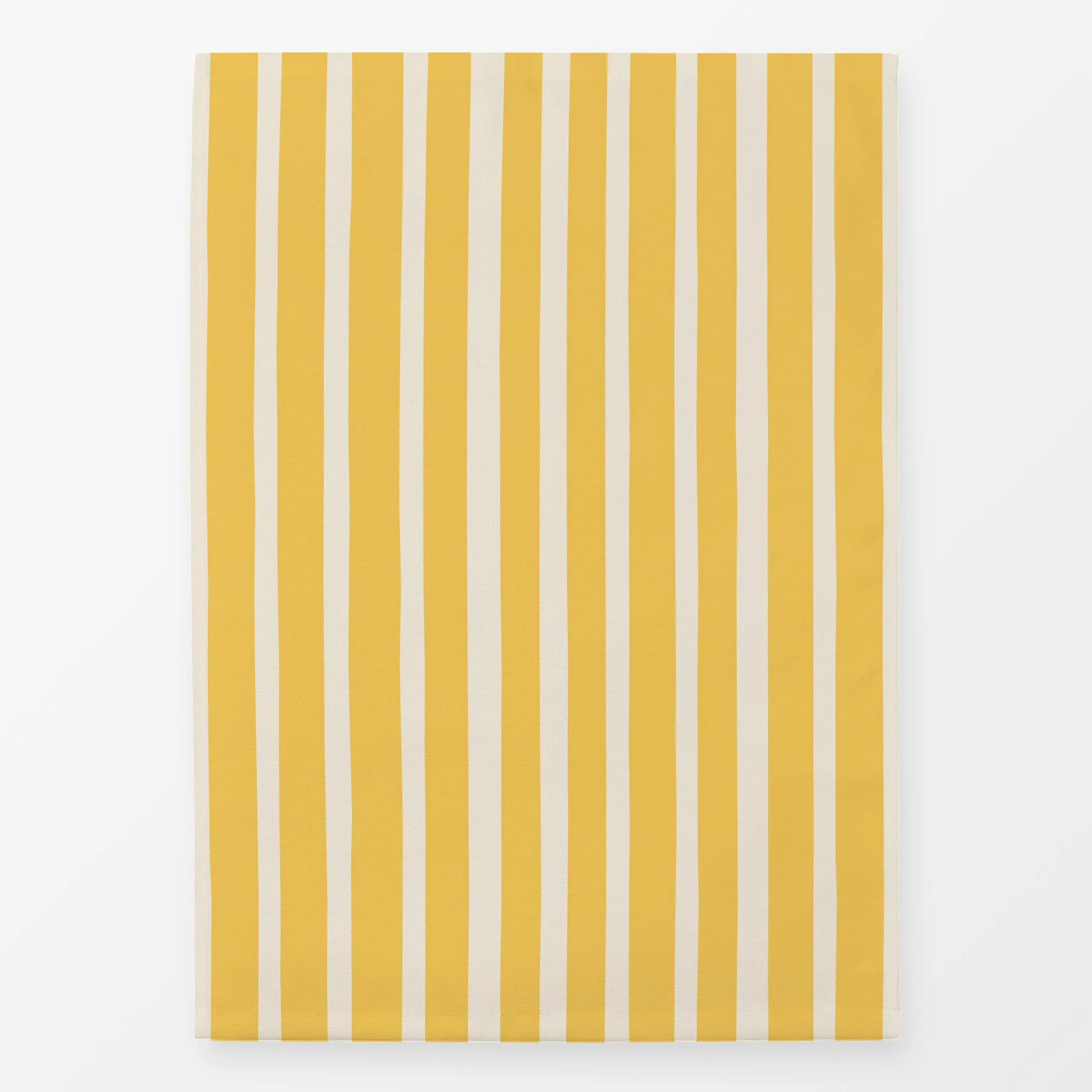 Geschirrtücher Streifen gelb beige - Sommer, Symbole & Muster - von „Karen Menzenbach"; Retro, Garten, grafisch, gestreift, ...