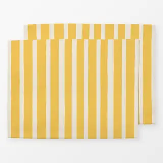 Tischset Streifen gelb beige