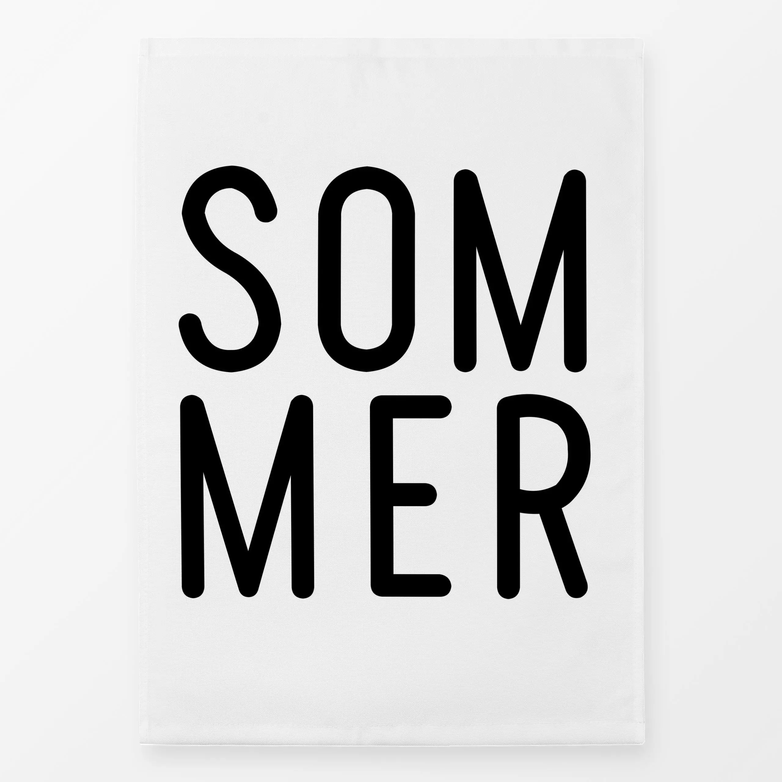 Geschirrtücher SOMMER - Sommer, Sprüche & Schriftzüge - von „Heyduda"; Garten, Sommer, typografie, schrift, Name, blackandwh...