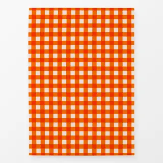Geschirrtücher Plaid Orange Rosa