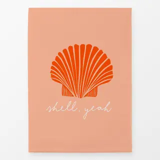 Geschirrtücher Coastal summer shell yeah