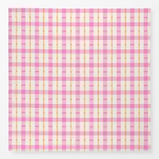 Tischdecke Pink Orange Tartan