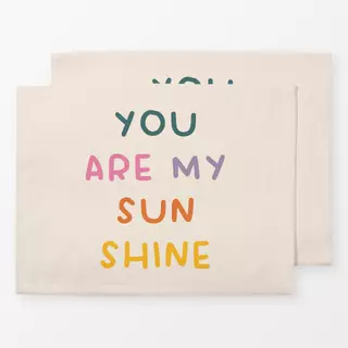 Tischset YOU ARE MY SUNSHINE - beige