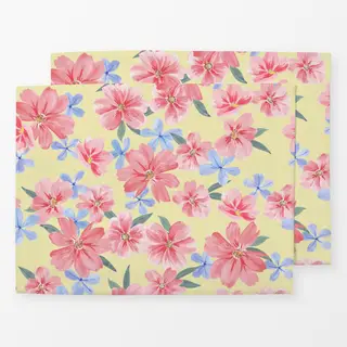 Tischset Happy Flowers gelb